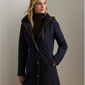 Lauren Ralph Lauren Dark Navy Quilted Coat